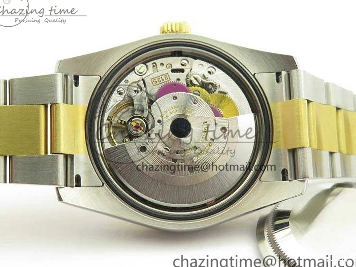 0404 Reliable Datejust 116234 36mm DJF 1:1 Best Edition Black Com Diam Dial On SS YG Oyster Bracelet SA3135 V 3487